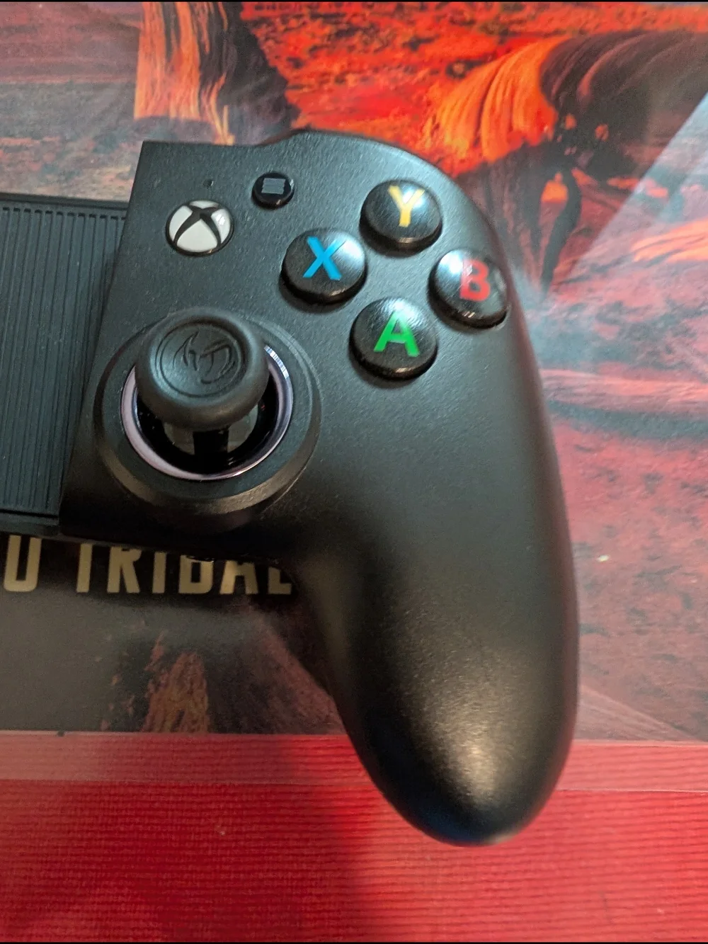 Black Mobile Game Controller with Expandable Phone Mount - 3rd-Party